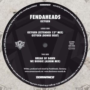 03 fendaheads oxygen limited edition 12 inch vinyl
