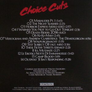 02 videogram choice cuts CD