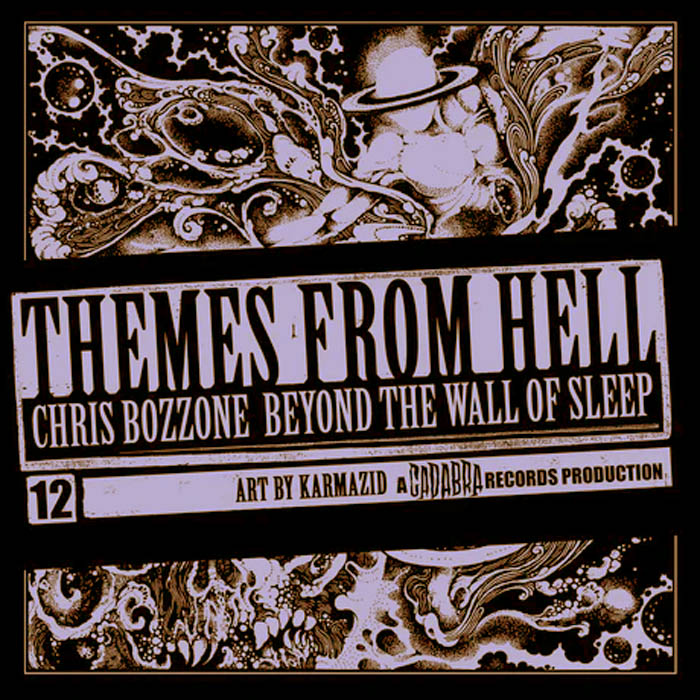 chris bozzone beyond the wall of sleep cadabra records themes from hell 12 vinyl