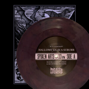 01 h p lovecraft halloween in a suburb vinyl single cadabra records vb