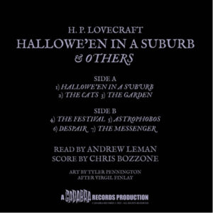 03 h p lovecraft halloween in a suburb vinyl single cadabra records vb
