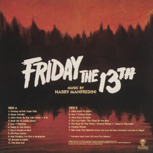 03 harry manfredini friday the 13th soundtrack waxwork records vinyl lp