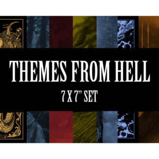 cadabra records themes from hell 7 x 7 inch set